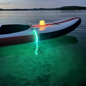 Lumière sous paddle board