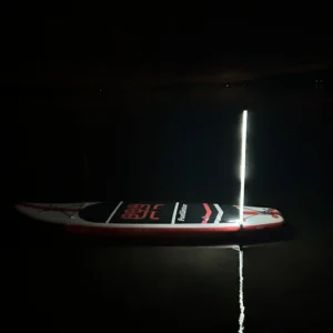 Pole light for paddle board, light for paddlers, SUP, paddleboard, planche a pagaie, lumière pour paddle board